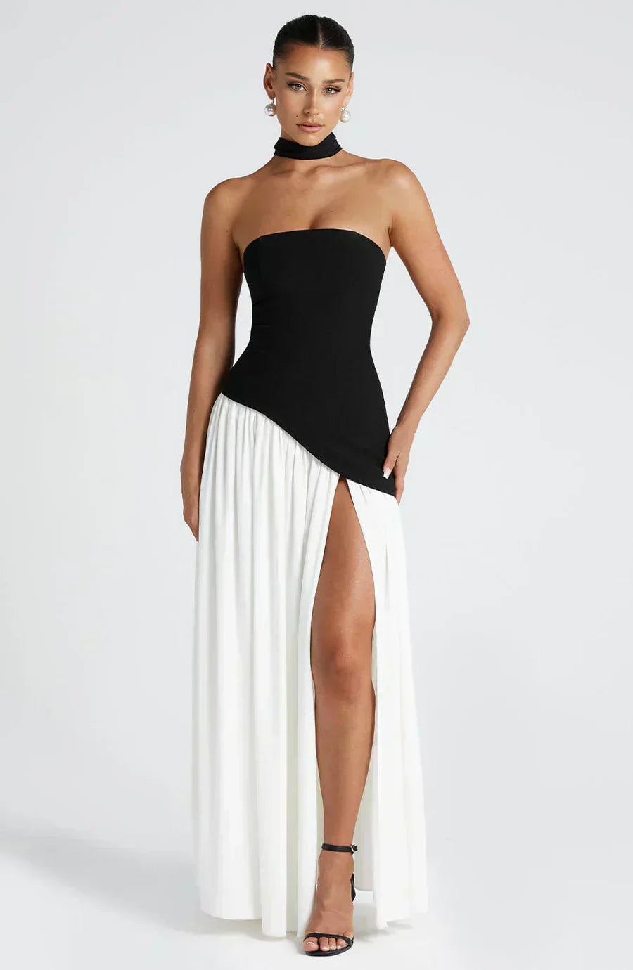 Maxi Dress With High Slit For Women 3