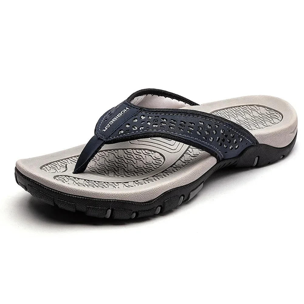 Men's Athletic Flip Flops High Arch Support Water-Resistant Rubber Sole 10