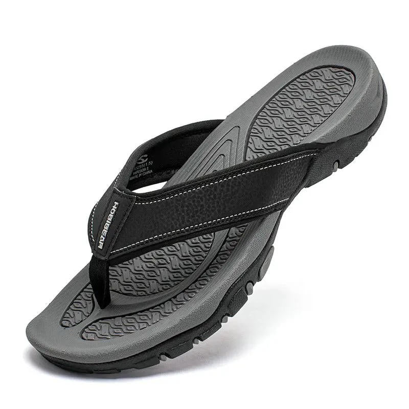 Men's Athletic Flip Flops High Arch Support Water-Resistant Rubber Sole 9
