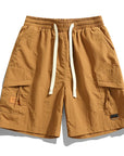 Men's Cargo Shorts With Elastic Waistband 0