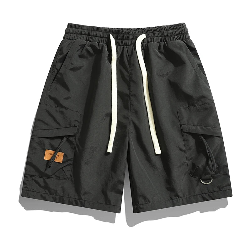 Men's Cargo Shorts With Elastic Waistband 2