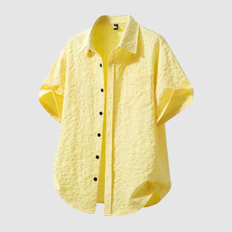 Men's Hawaiian Shirt Floral Short Sleeve Relaxed Fit 3