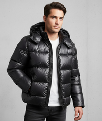 Ryder | Men's Puffer Jacket Quilted High Collar Urban