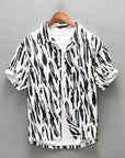 Men's Shirt Short Sleeve Camp Collar Relaxed Fit 1