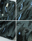 Men's Shirt Short Sleeve Camp Collar Relaxed Fit 2