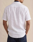 Men's Shirt Short Sleeve Linen Relaxed Fit 4