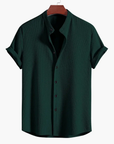 Men's Shirt Slim Fit Stand Collar Elegant Design Modern Style 7