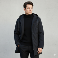 Liam | Men's Winter Jacket Hooded Waterproof Windproof
