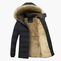 Marcus | Men's Parka Faux Fur Hood Quilted Winter Jacket