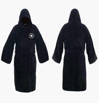 Adrian | Men's Hooded Dressing Gown Cosy Fleece Loungewear