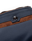 men's navy blue tailored quilted jacket business casual style