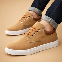 Theo | Men's Canvas Sneakers Lace-Up Low-Top