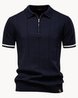 Modern Men's Polo Shirt Slim Fit Quarter Zip 3