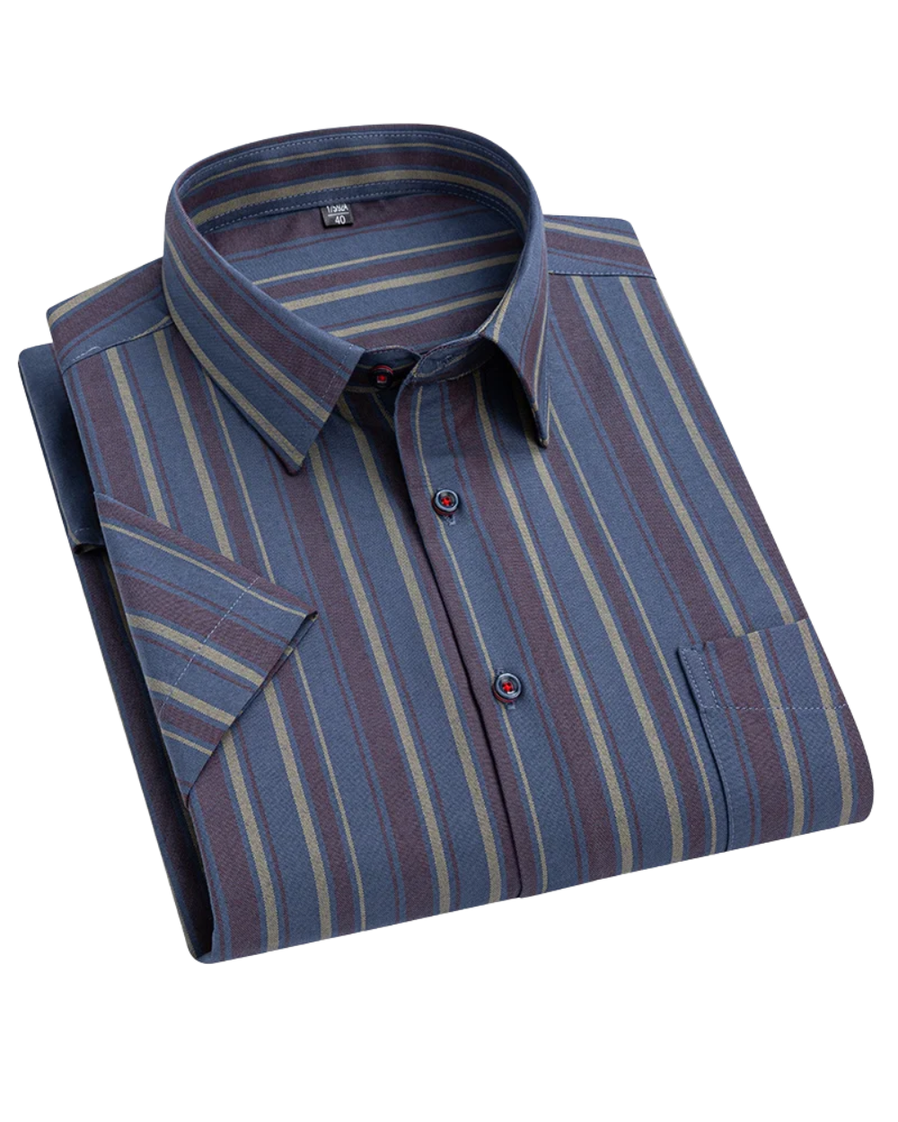 Modern Men's Shirt Short Sleeve Tailored Fit 1