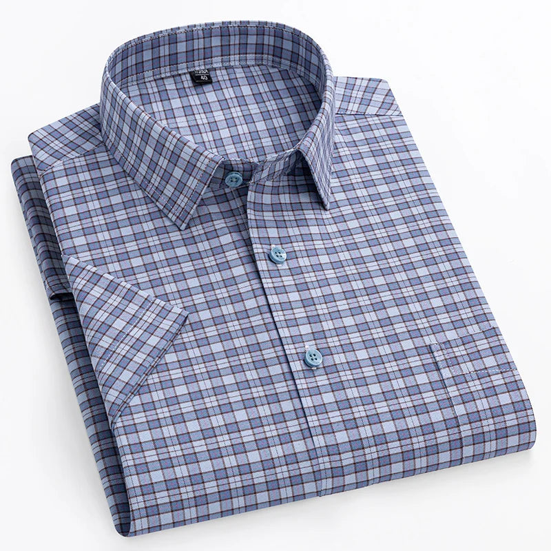 Modern Men's Shirt Short Sleeve Tailored Fit 4