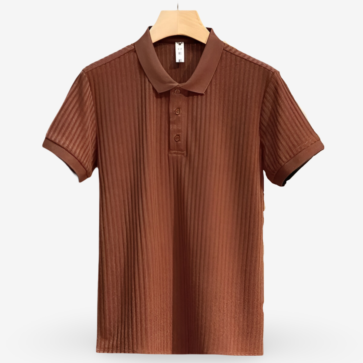 Men’s white men's lightweight cotton polo shirt
