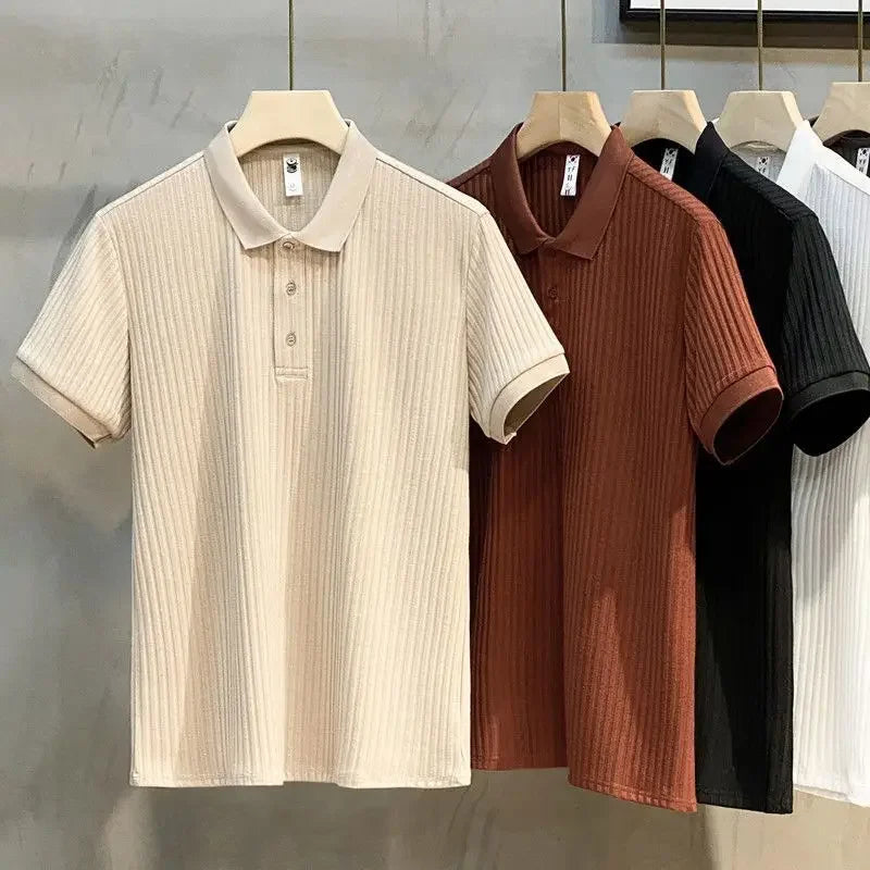 Men’s men's lightweight cotton polo shirt