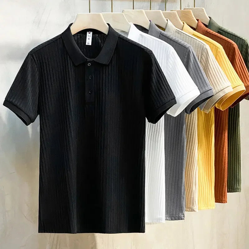 Men’s men's lightweight cotton polo shirt