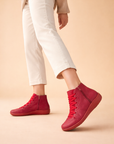 women's ankle boots low block heel