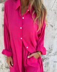 Women’s women's linen two piece set