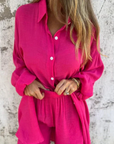 Women’s women's linen two piece set