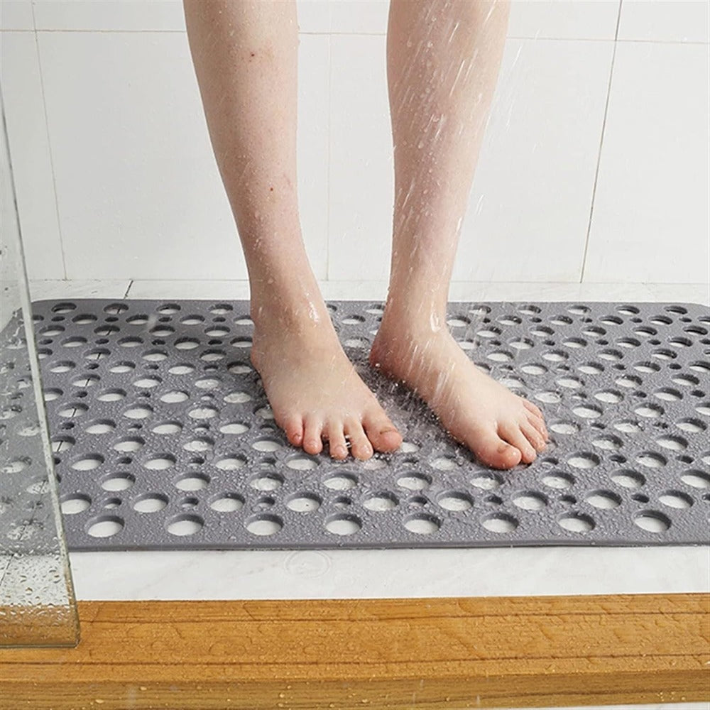 Non-Slip Shower Mat for All Ages Antibacterial PVC Durable 1
