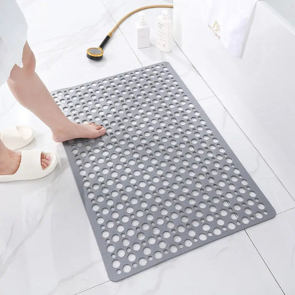 Non-Slip Shower Mat for All Ages Antibacterial PVC Durable 2