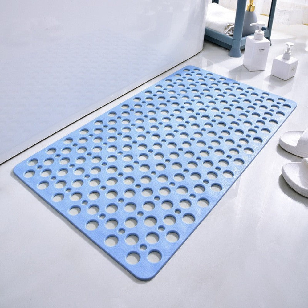 Non-Slip Shower Mat for All Ages Antibacterial PVC Durable 6