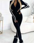 Women’s black women's fitted jumpsuit