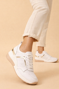 Marlowe | Women's Hidden Wedge Sneakers Breathable