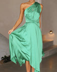 One Shoulder Midi Dress With Sleek Silhouette 2