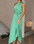 One Shoulder Midi Dress With Sleek Silhouette 4