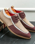 Oxford Dress Shoes Suede Classic Style 1