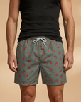 Playful Mens Swim Trunks With Elastic Waistband 0