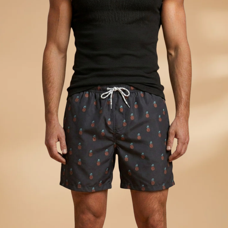 Playful Mens Swim Trunks With Elastic Waistband 7