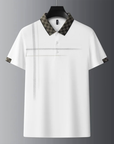 Polo Shirt Unique Plaid Design Slim Fit 2
