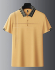 Polo Shirt Unique Plaid Design Slim Fit 4