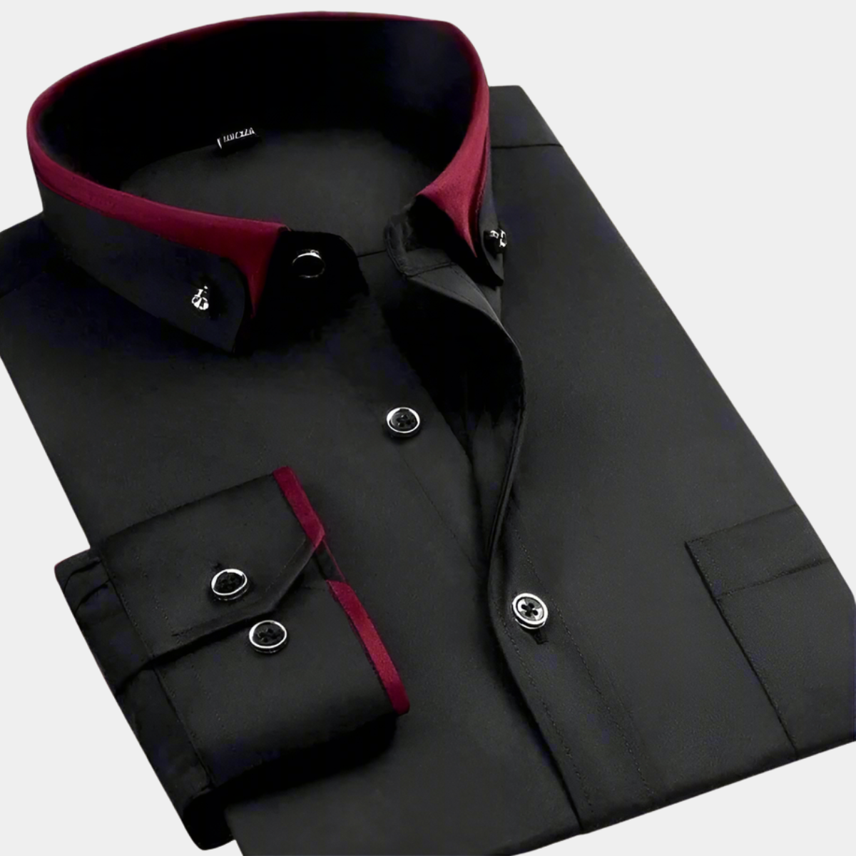 Refined Men's Dress Shirt Long Sleeve Stylish Fit 0