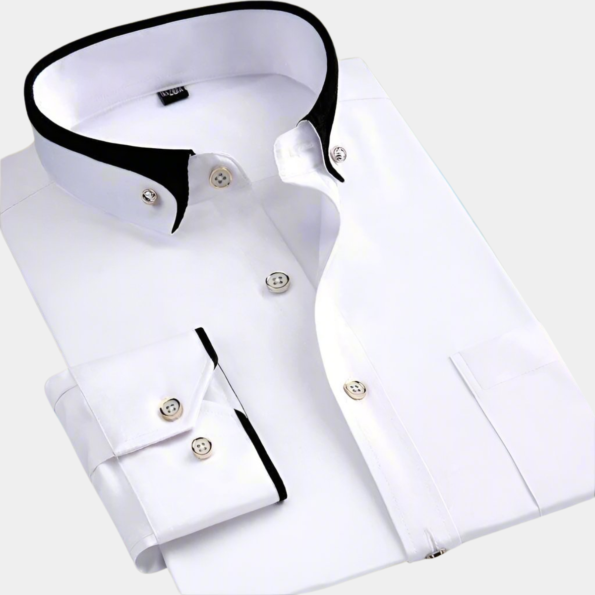 Refined Men's Dress Shirt Long Sleeve Stylish Fit 3