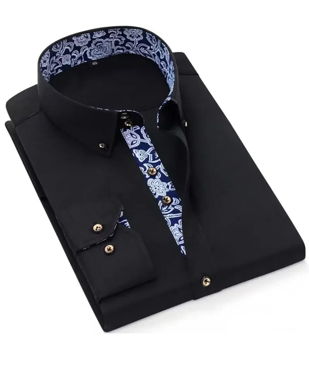 Refined Men's Dress Shirt With Tailored Fit 0