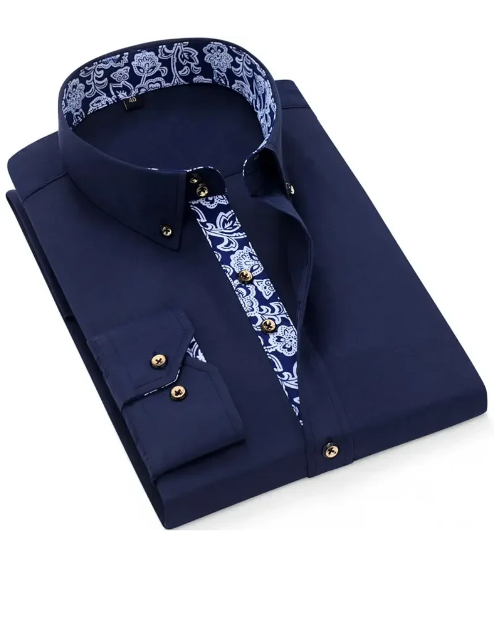 Refined Men's Dress Shirt With Tailored Fit 2