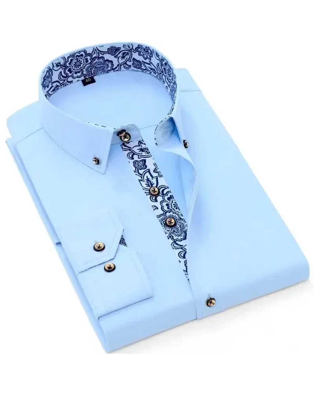 Refined Men's Dress Shirt With Tailored Fit 3