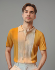 Refined Men's Polo Shirt With Textured Detail 2