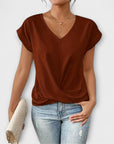 Refined Women's Top With Button Detail 1