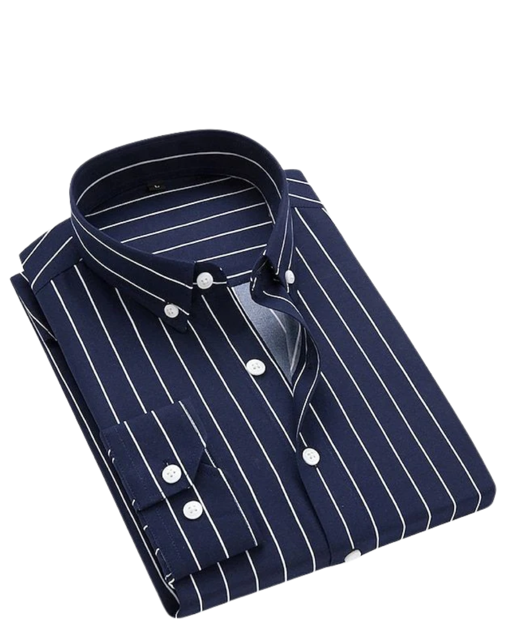 Relaxed Men's Shirt Slim Fit Striped Design 2