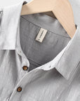 Relaxed Men's Shirt With Point Collar Short Sleeve 1