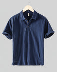 Relaxed Men's Shirt With Point Collar Short Sleeve 3