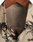 Relaxed Men's Shirt With Print Short Sleeve 2