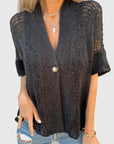 Relaxed Mens Knit Shirt With Minimalist Design 4