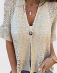 Relaxed Mens Knit Shirt With Minimalist Design 5